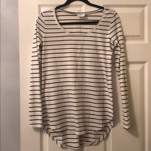 Bp. Stripe long sleeve crew neck tee